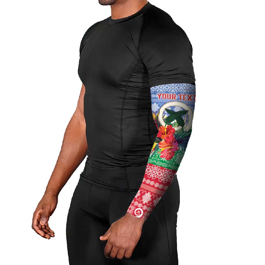 Personalised Shefa Joyeux Noel Arm Sleeves Proud To Be a Ni-Van Sand Drawing Art LT9 - Polynesian Pride