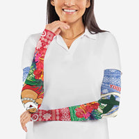 Personalised Shefa Joyeux Noel Arm Sleeves Proud To Be a Ni-Van Sand Drawing Art LT9 - Polynesian Pride