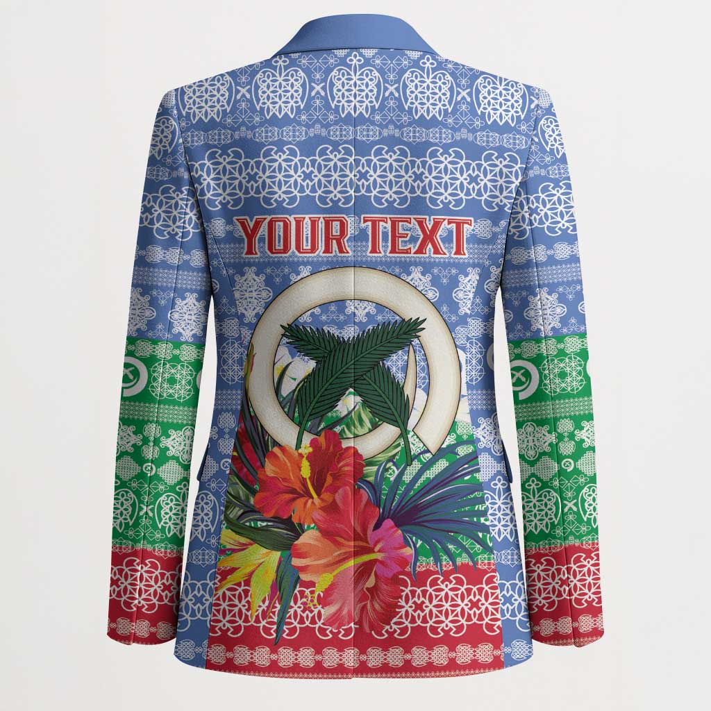Personalised Shefa Joyeux Noel Blazer Proud To Be a Ni-Van Sand Drawing Art LT9 - Polynesian Pride