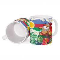 Personalised Shefa Joyeux Noel Ceramic Mug Proud To Be a Ni-Van Sand Drawing Art LT9 - Polynesian Pride