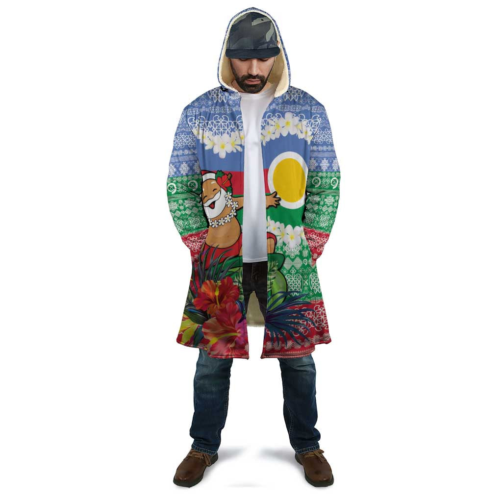 Personalised Shefa Joyeux Noel Cloak Proud To Be a Ni-Van Sand Drawing Art LT9 - Polynesian Pride