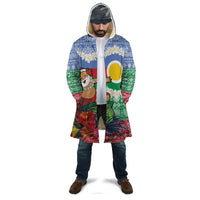 Personalised Shefa Joyeux Noel Cloak Proud To Be a Ni-Van Sand Drawing Art LT9 - Polynesian Pride