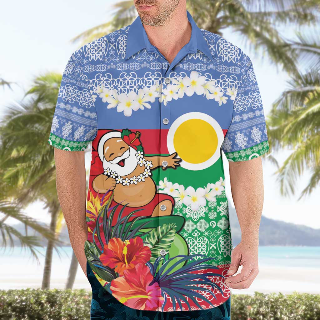 Personalised Shefa Joyeux Noel Hawaiian Shirt Proud To Be a Ni-Van Sand Drawing Art LT9 - Polynesian Pride