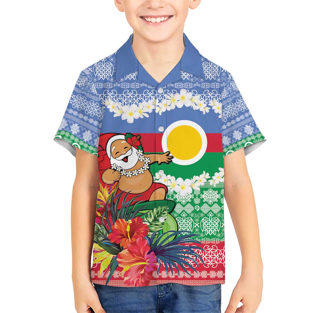 Personalised Shefa Joyeux Noel Hawaiian Shirt Proud To Be a Ni-Van Sand Drawing Art LT9 - Polynesian Pride