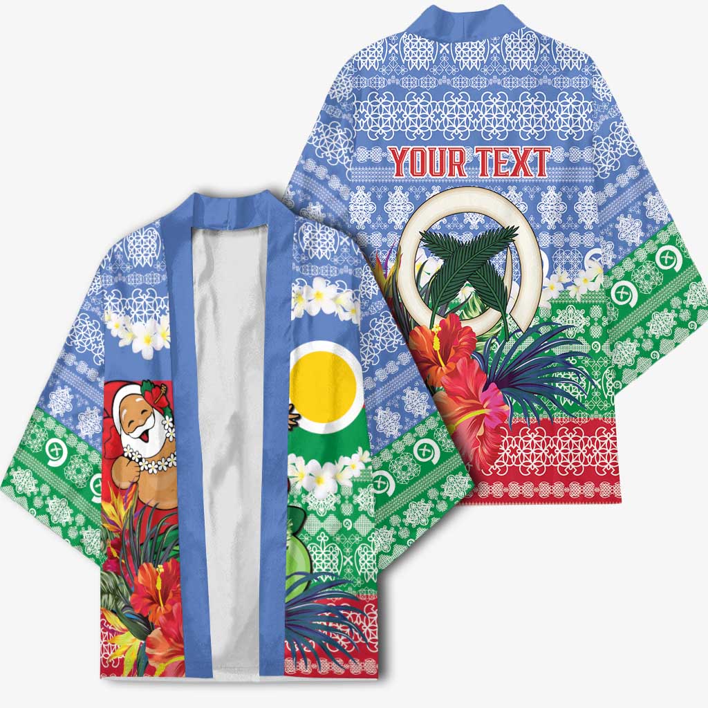 Personalised Shefa Joyeux Noel Kimono Proud To Be a Ni-Van Sand Drawing Art LT9 - Polynesian Pride