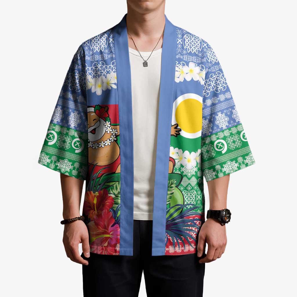 Personalised Shefa Joyeux Noel Kimono Proud To Be a Ni-Van Sand Drawing Art LT9 - Polynesian Pride