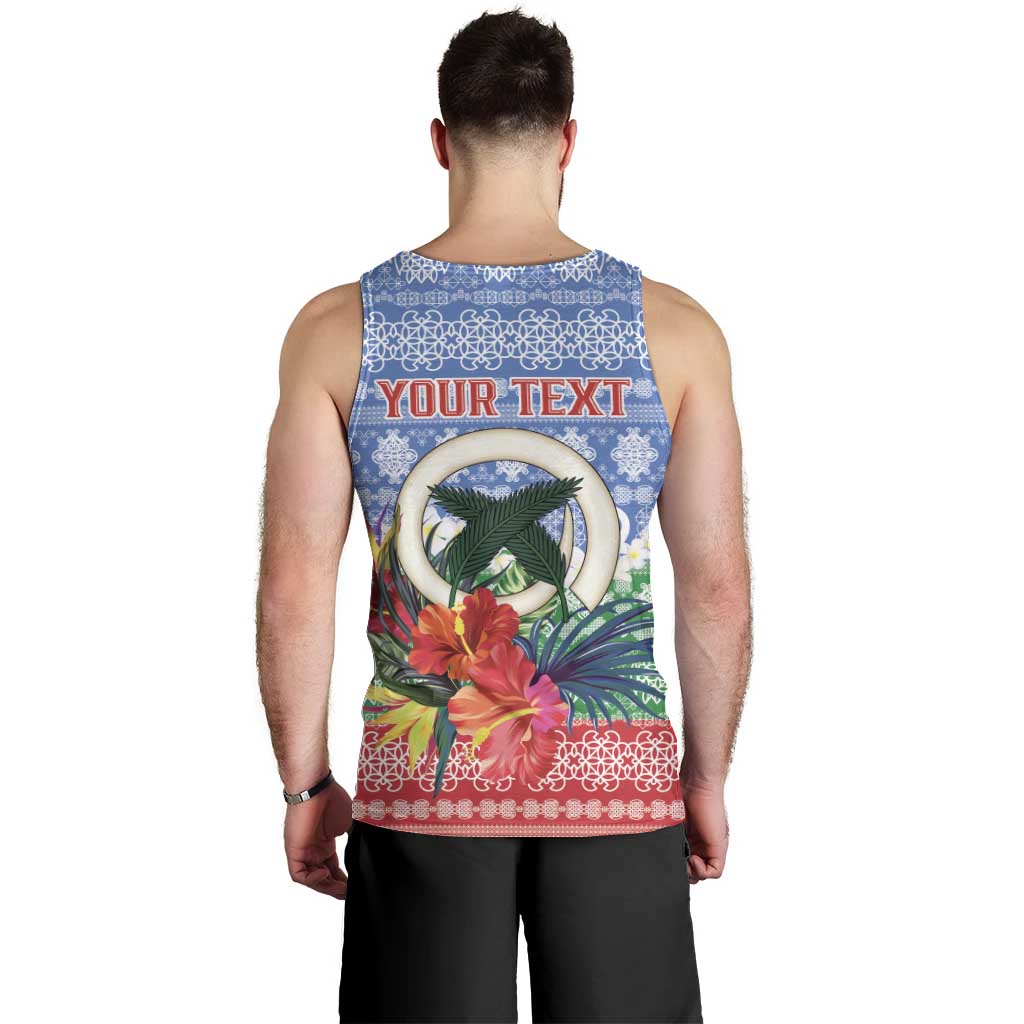 Personalised Shefa Joyeux Noel Men Tank Top Proud To Be a Ni-Van Sand Drawing Art LT9 - Polynesian Pride