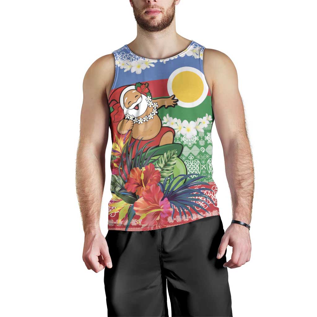 Personalised Shefa Joyeux Noel Men Tank Top Proud To Be a Ni-Van Sand Drawing Art LT9 - Polynesian Pride