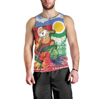 Personalised Shefa Joyeux Noel Men Tank Top Proud To Be a Ni-Van Sand Drawing Art LT9 - Polynesian Pride