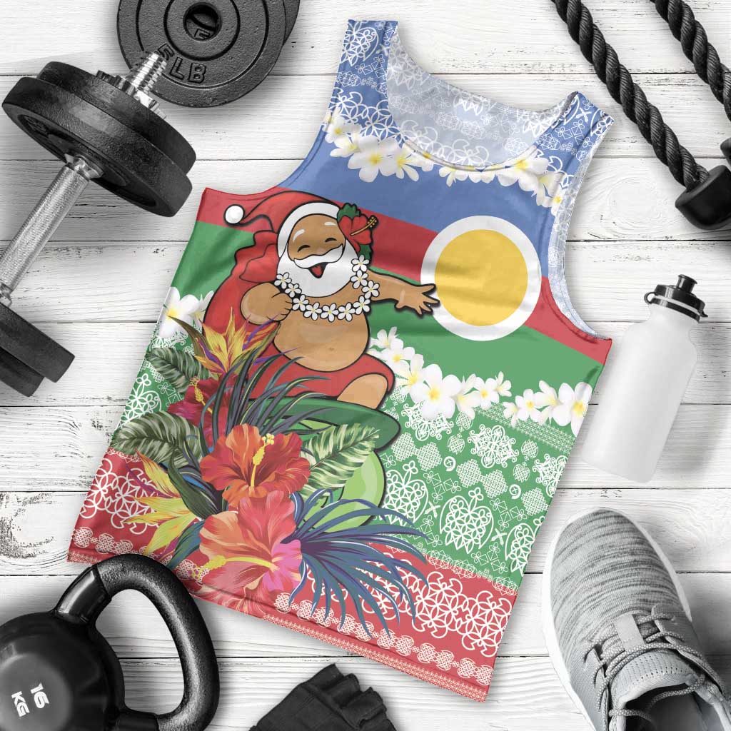 Personalised Shefa Joyeux Noel Men Tank Top Proud To Be a Ni-Van Sand Drawing Art LT9 - Polynesian Pride