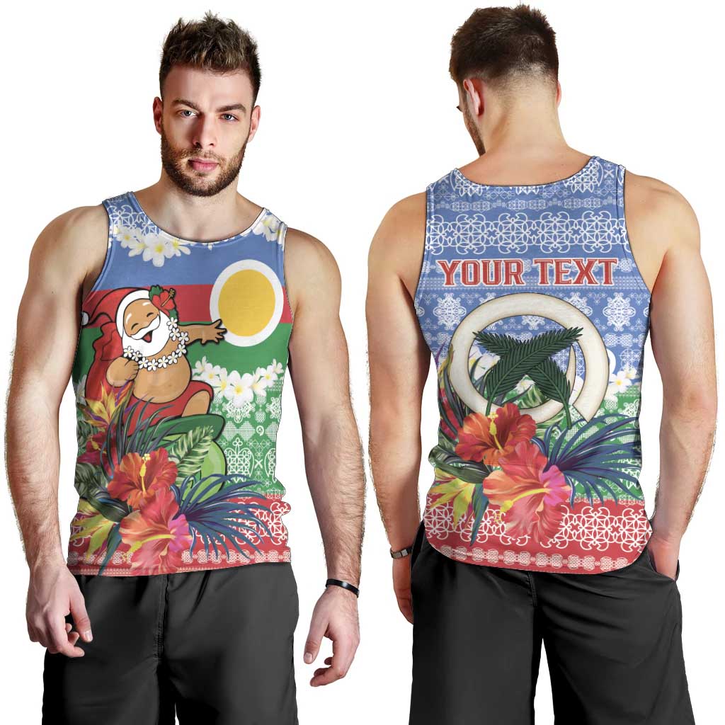 Personalised Shefa Joyeux Noel Men Tank Top Proud To Be a Ni-Van Sand Drawing Art LT9 - Polynesian Pride
