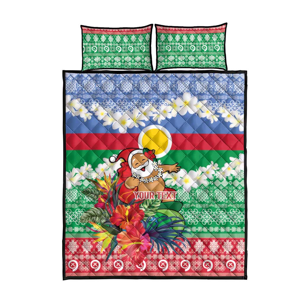 Personalised Shefa Joyeux Noel Quilt Bed Set Proud To Be a Ni-Van Sand Drawing Art LT9 - Polynesian Pride