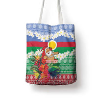 Personalised Shefa Joyeux Noel Tote Bag Proud To Be a Ni-Van Sand Drawing Art LT9 - Polynesian Pride