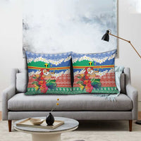 Personalised Tafea Joyeux Noel Pillow Cover Proud To Be a Ni-Van Sand Drawing Art LT9 - Polynesian Pride
