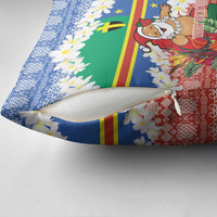 Personalised Tafea Joyeux Noel Pillow Cover Proud To Be a Ni-Van Sand Drawing Art LT9 - Polynesian Pride
