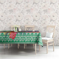 Personalised Tafea Joyeux Noel Tablecloth Proud To Be a Ni-Van Sand Drawing Art LT9 - Polynesian Pride