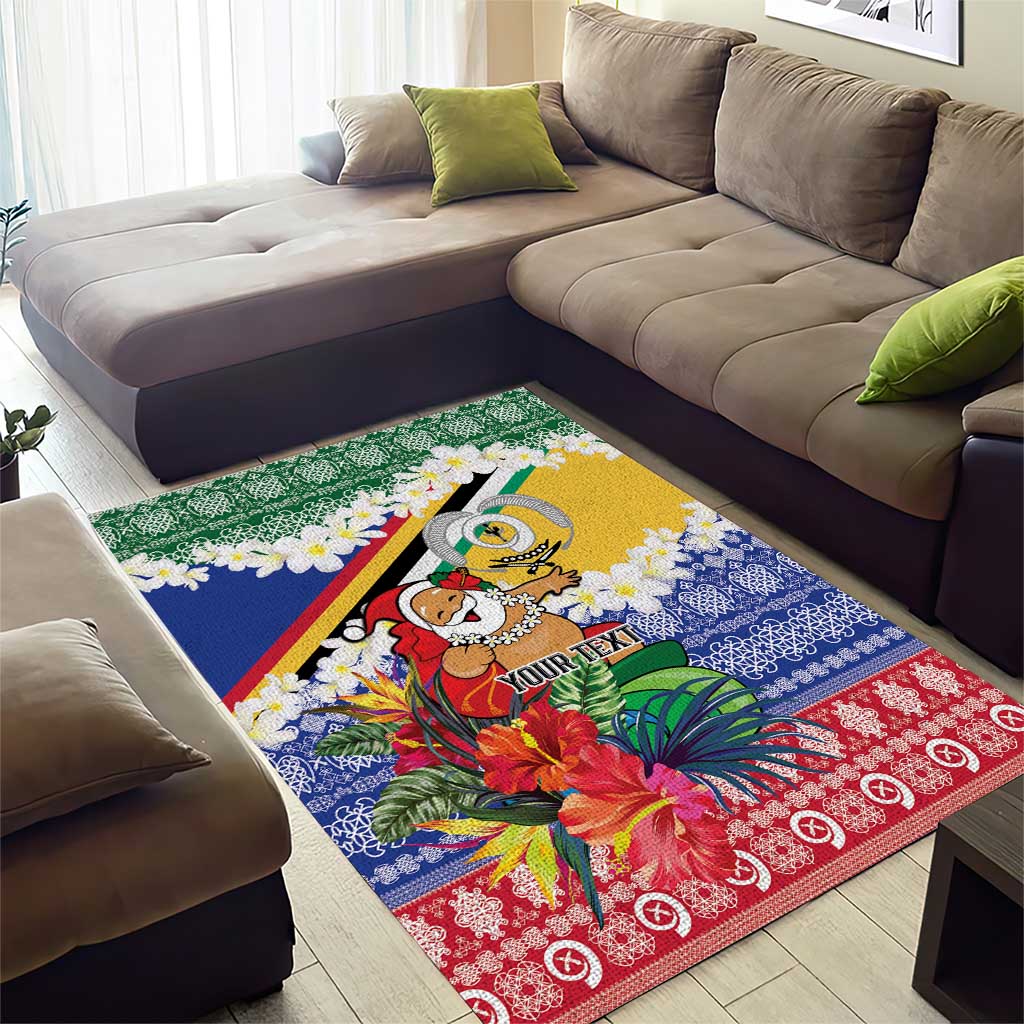 Personalised Torba Joyeux Noel Area Rug Proud To Be a Ni-Van Sand Drawing Art LT9 - Polynesian Pride