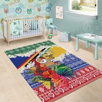 Personalised Torba Joyeux Noel Area Rug Proud To Be a Ni-Van Sand Drawing Art LT9 - Polynesian Pride
