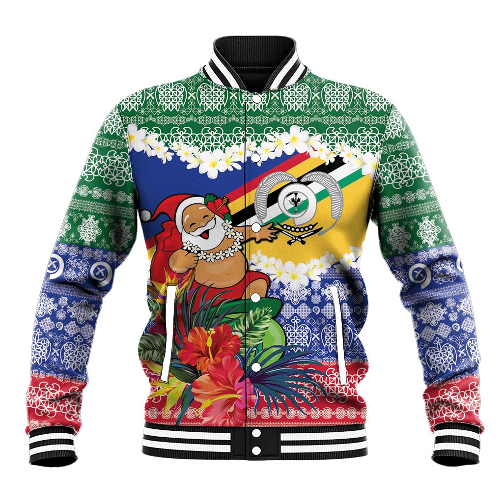 Personalised Torba Joyeux Noel Baseball Jacket Proud To Be a Ni-Van Sand Drawing Art LT9 Unisex Green - Polynesian Pride