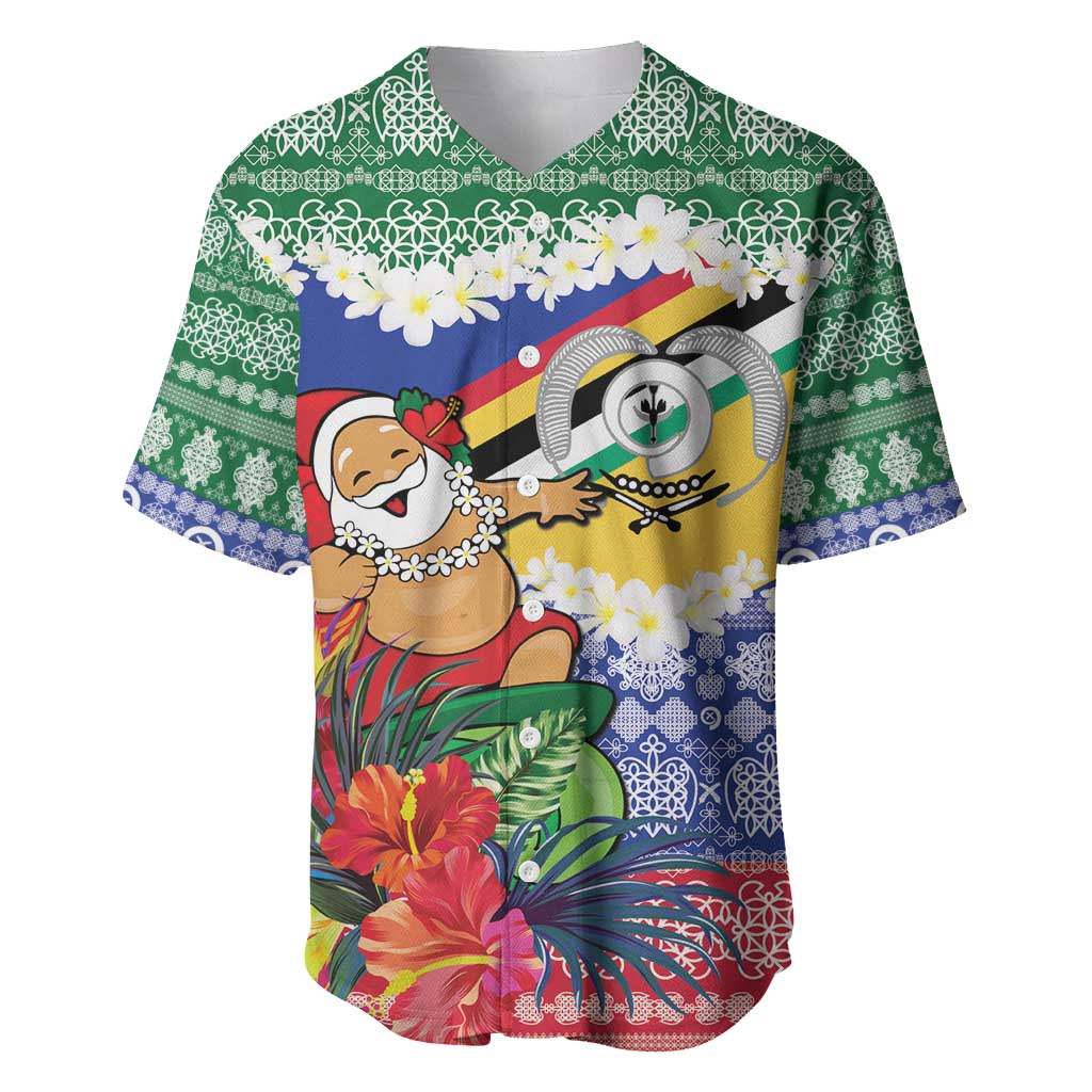 Personalised Torba Joyeux Noel Baseball Jersey Proud To Be a Ni-Van Sand Drawing Art LT9 Green - Polynesian Pride