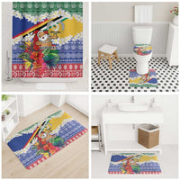 Personalised Torba Joyeux Noel Bathroom Set Proud To Be a Ni-Van Sand Drawing Art LT9 - Polynesian Pride