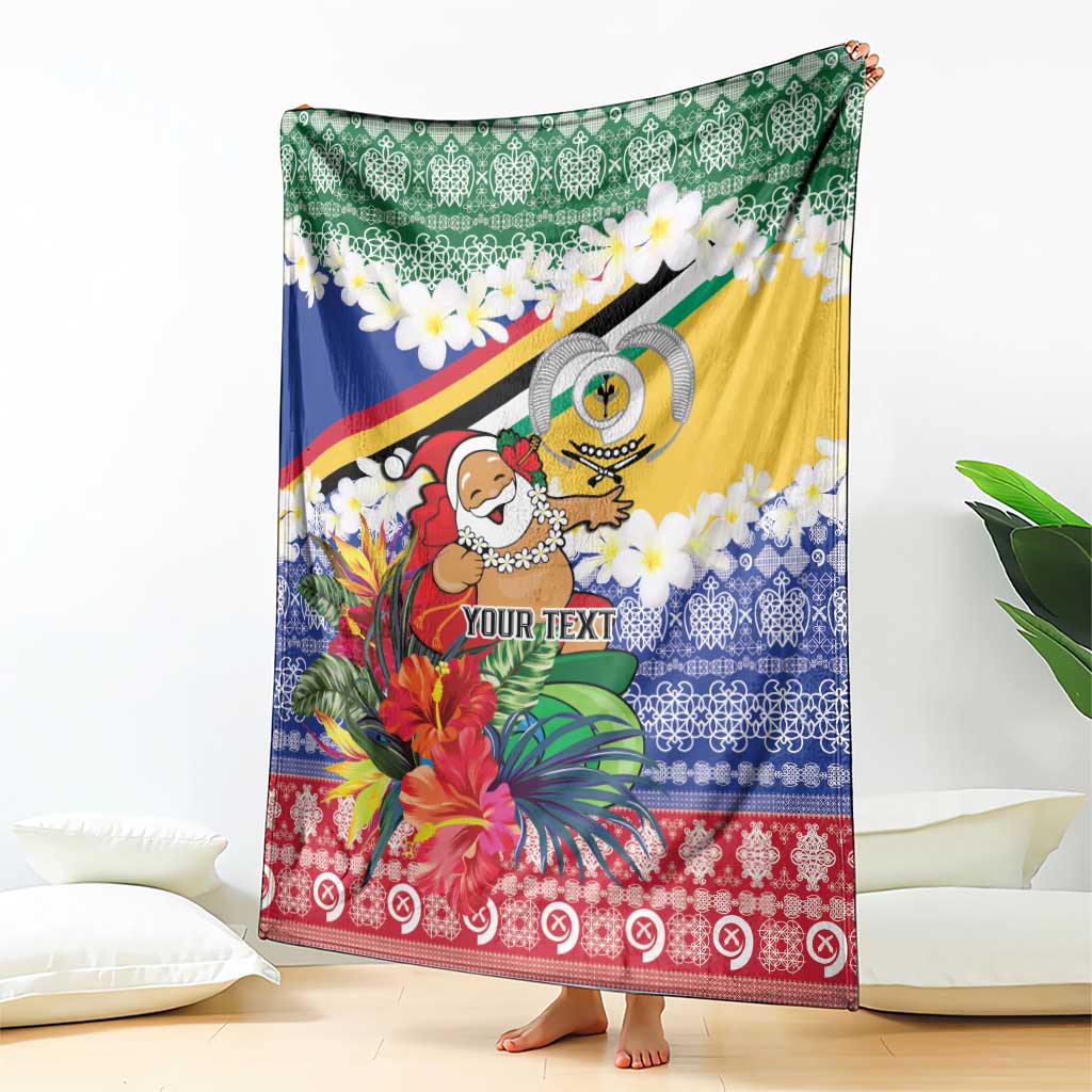 Personalised Torba Joyeux Noel Blanket Proud To Be a Ni-Van Sand Drawing Art LT9 - Polynesian Pride