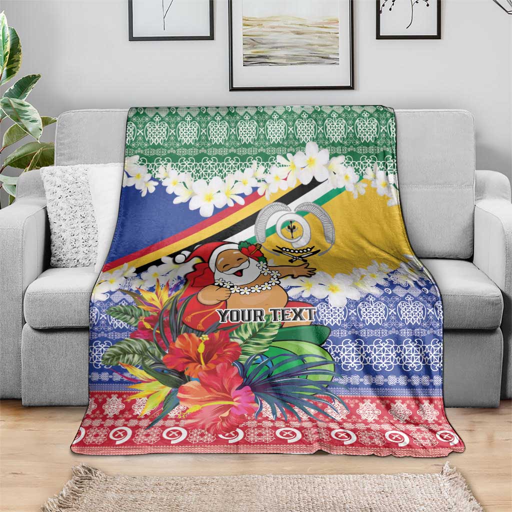 Personalised Torba Joyeux Noel Blanket Proud To Be a Ni-Van Sand Drawing Art LT9 - Polynesian Pride