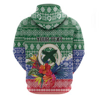 Personalised Torba Joyeux Noel Hoodie Proud To Be a Ni-Van Sand Drawing Art LT9 - Polynesian Pride