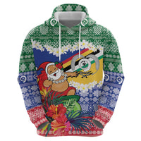 Personalised Torba Joyeux Noel Hoodie Proud To Be a Ni-Van Sand Drawing Art LT9 - Polynesian Pride