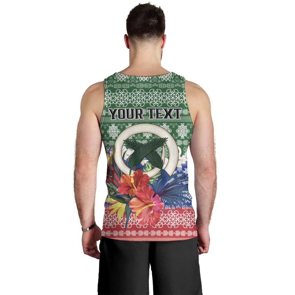 Personalised Torba Joyeux Noel Men Tank Top Proud To Be a Ni-Van Sand Drawing Art LT9 - Polynesian Pride