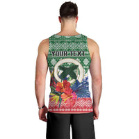 Personalised Torba Joyeux Noel Men Tank Top Proud To Be a Ni-Van Sand Drawing Art LT9 - Polynesian Pride
