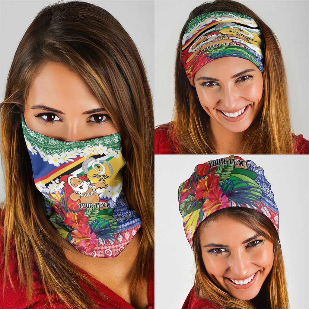 Personalised Torba Joyeux Noel Neck Gaiter Proud To Be a Ni-Van Sand Drawing Art LT9 - Polynesian Pride