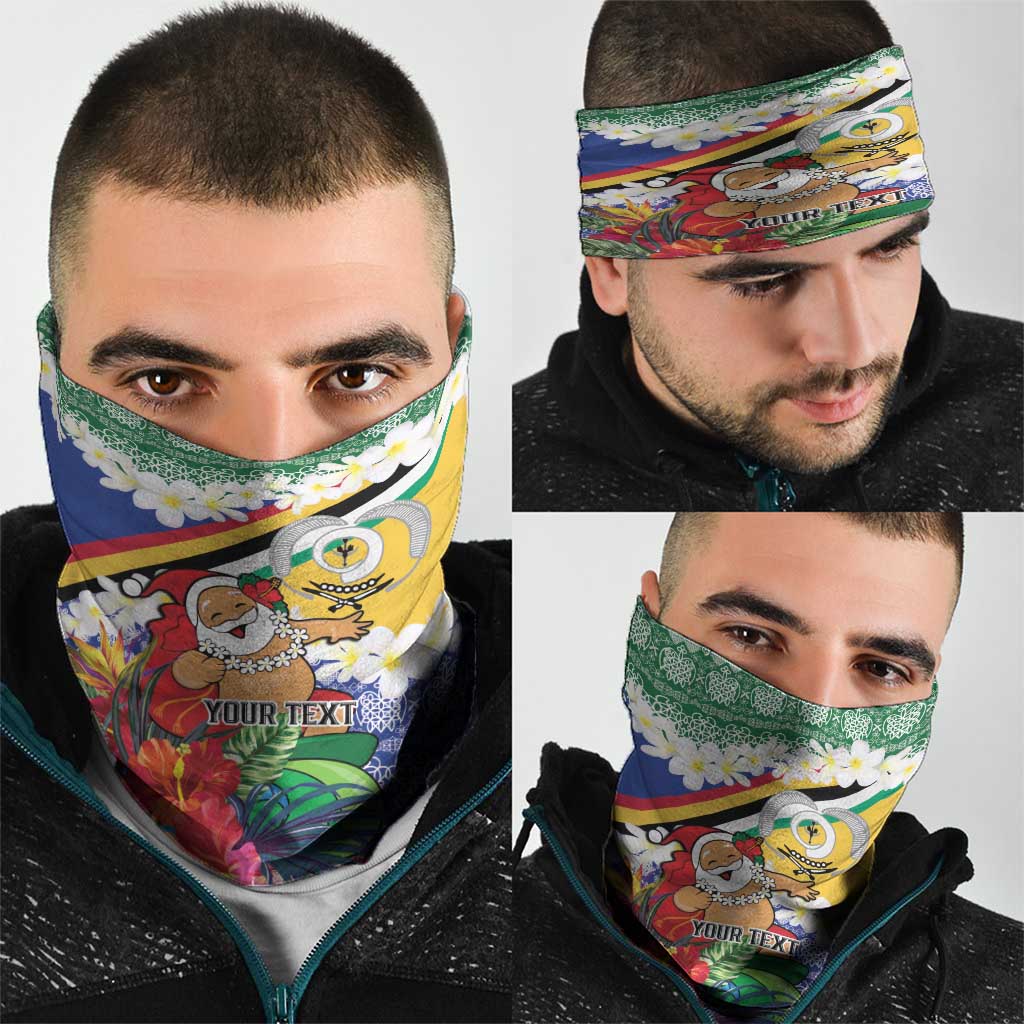Personalised Torba Joyeux Noel Neck Gaiter Proud To Be a Ni-Van Sand Drawing Art LT9 - Polynesian Pride