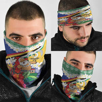 Personalised Torba Joyeux Noel Neck Gaiter Proud To Be a Ni-Van Sand Drawing Art LT9 - Polynesian Pride
