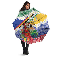 Personalised Torba Joyeux Noel Umbrella Proud To Be a Ni-Van Sand Drawing Art LT9 - Polynesian Pride