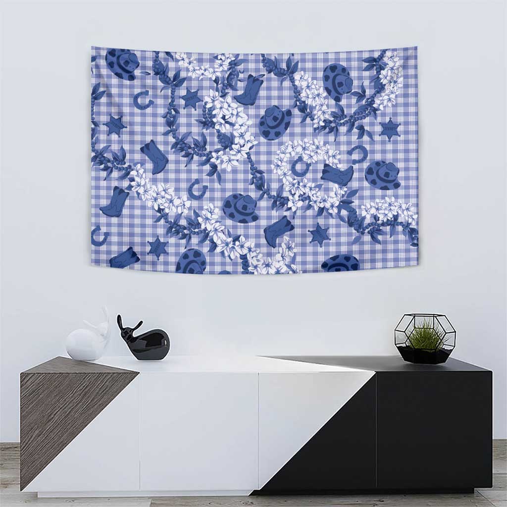 Mokihana Maile Ilima Leis Paniolo Palaka Tapestry Hawaiian Polu Spirit LT9 - Polynesian Pride