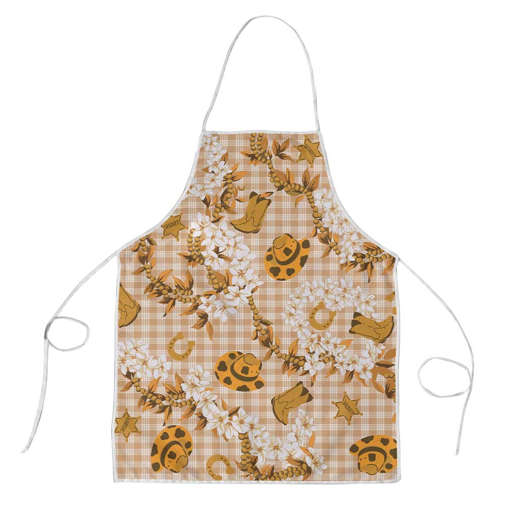 Mokihana Maile Ilima Leis Paniolo Palaka Apron Hawaiian Kula Spirit LT9 Gold - Polynesian Pride
