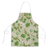 Mokihana Maile Ilima Leis Paniolo Palaka Apron Hawaiian Omaomo Ala Spirit LT9 Green - Polynesian Pride