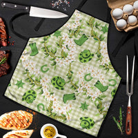 Mokihana Maile Ilima Leis Paniolo Palaka Apron Hawaiian Omaomo Ala Spirit LT9 Green - Polynesian Pride