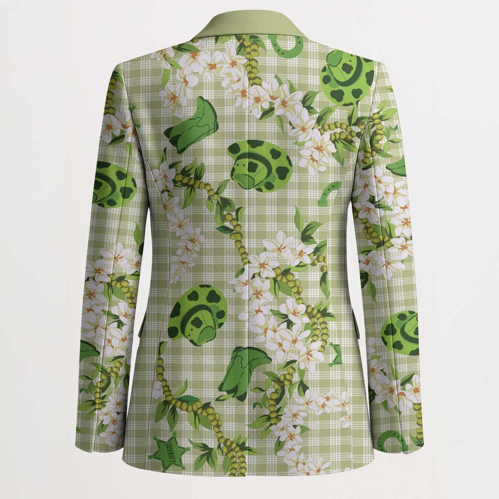 Mokihana Maile Ilima Leis Paniolo Palaka Blazer Hawaiian Omaomo Ala Spirit LT9 - Polynesian Pride