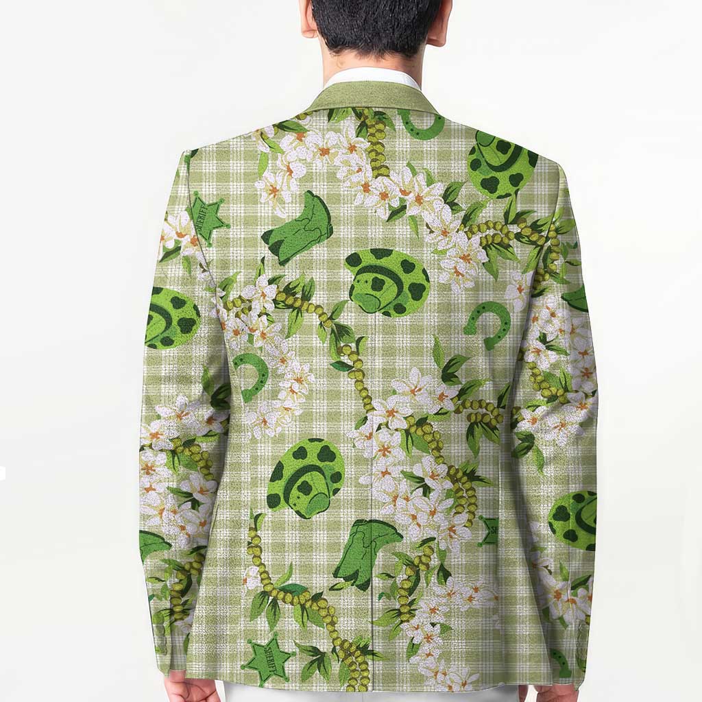 Mokihana Maile Ilima Leis Paniolo Palaka Blazer Hawaiian Omaomo Ala Spirit LT9 - Polynesian Pride