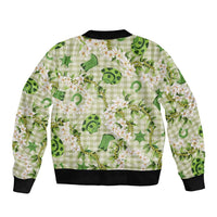Mokihana Maile Ilima Leis Paniolo Palaka Bomber Jacket Hawaiian Omaomo Ala Spirit LT9 - Polynesian Pride