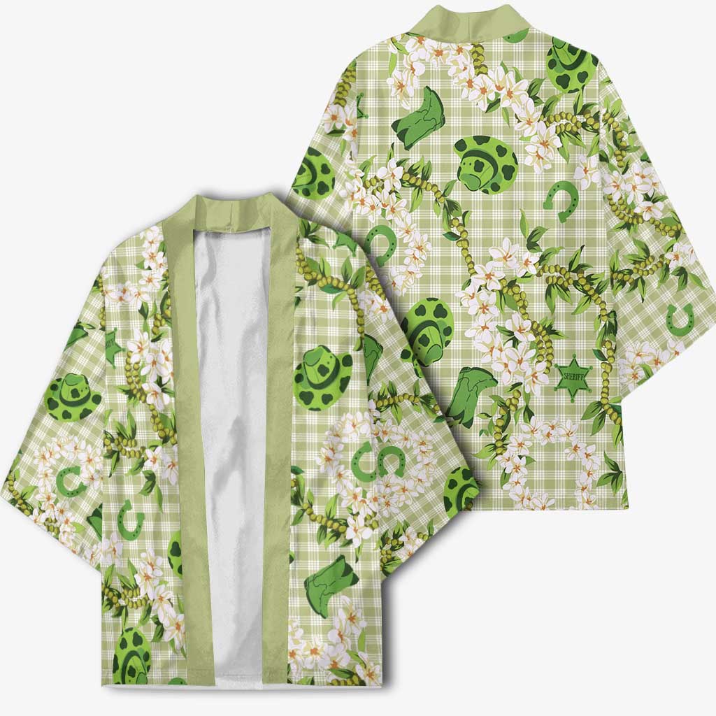 Mokihana Maile Ilima Leis Paniolo Palaka Kimono Hawaiian Omaomo Ala Spirit LT9 - Polynesian Pride