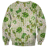 Mokihana Maile Ilima Leis Paniolo Palaka Sweatshirt Hawaiian Omaomo Ala Spirit LT9 - Polynesian Pride