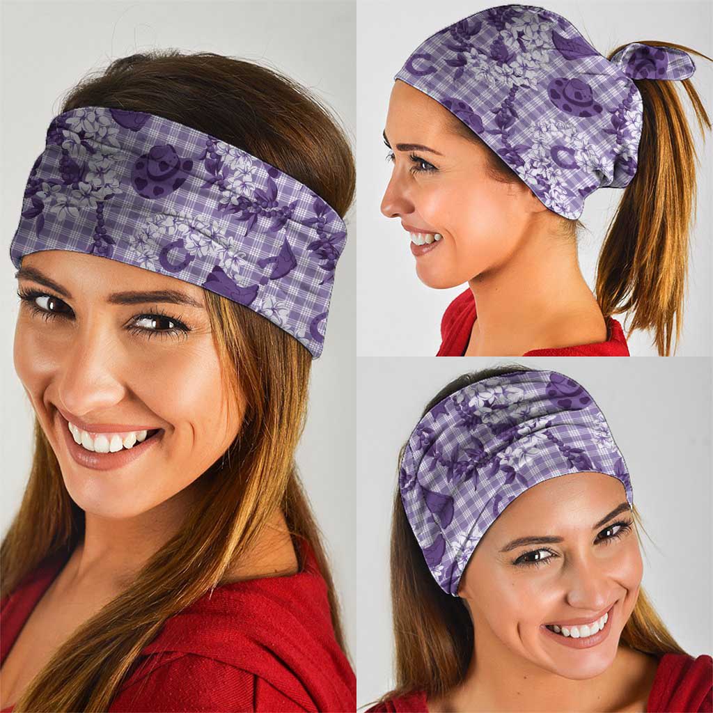Mokihana Maile Ilima Leis Paniolo Palaka Neck Gaiter Hawaiian Poni Spirit LT9 - Polynesian Pride