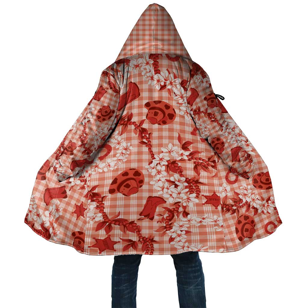 Mokihana Maile Ilima Leis Paniolo Palaka Cloak Hawaiian Ulaula Spirit LT9 Unisex Red - Polynesian Pride