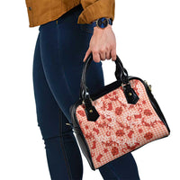 Mokihana Maile Ilima Leis Paniolo Palaka Shoulder Handbag Hawaiian Ulaula Spirit LT9 - Polynesian Pride