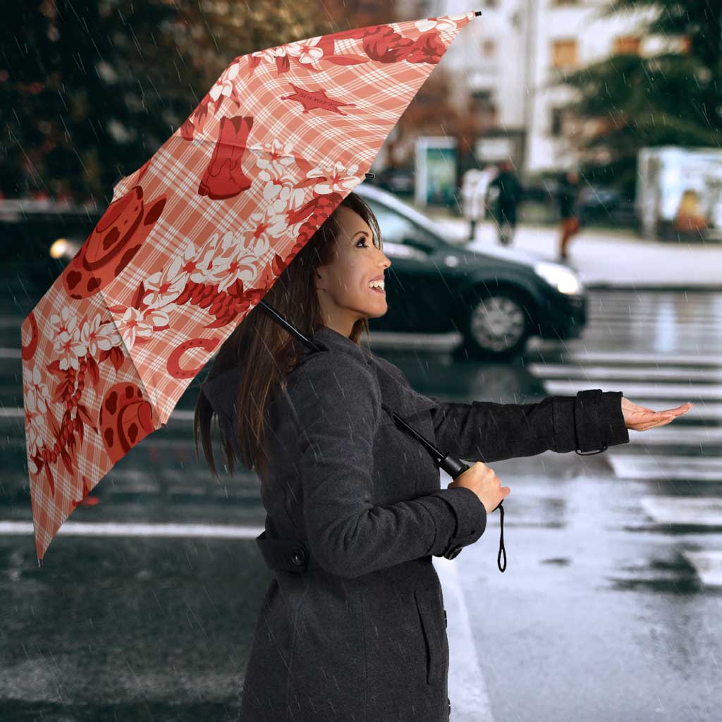 Mokihana Maile Ilima Leis Paniolo Palaka Umbrella Hawaiian Ulaula Spirit LT9 - Polynesian Pride
