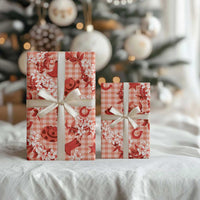 Mokihana Maile Ilima Leis Paniolo Palaka Wrapping Paper Hawaiian Ulaula Spirit LT9 - Polynesian Pride