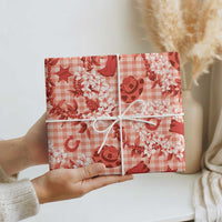 Mokihana Maile Ilima Leis Paniolo Palaka Wrapping Paper Hawaiian Ulaula Spirit LT9 - Polynesian Pride